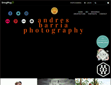 Tablet Screenshot of andresbarriaphotography.com